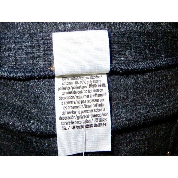 NEW! Victoria’s Secret PINK Thermal Sleep Romper Long Sleeve Gold Stars Gray S - Picture 9 of 9